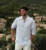 Old Money Stripes Blue and Beige Premium Striped Men?s Shirt Combo - Image 2