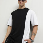 Men Oversized Colorblocked Co-ords