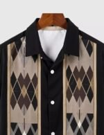 Black Arrow Designer Men’s Half Sleeves Printed Shirt Exclusive - Image 2