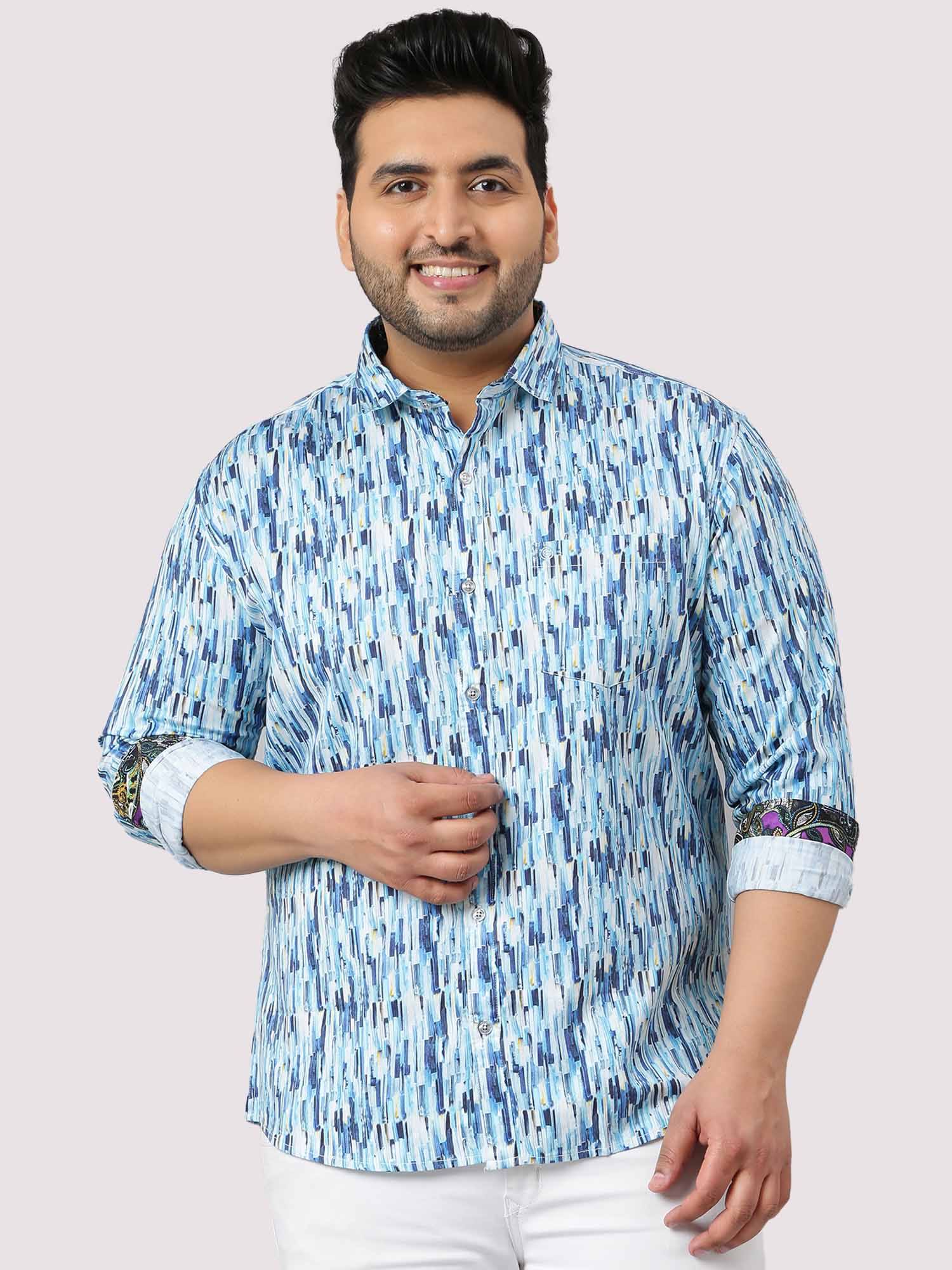 blue-terrain-digital-printed-full-shirt-men-s-plus-size-guniaa-fashions-1.jpg Blue Terrain Digital Print Men Plus Size Full Sleeve Shirt - Image 1